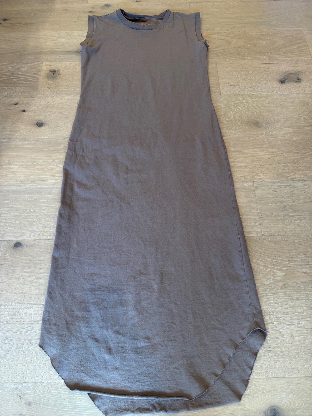 Frank & Eileen Sleeveless Brown Midi Tank Dress Small